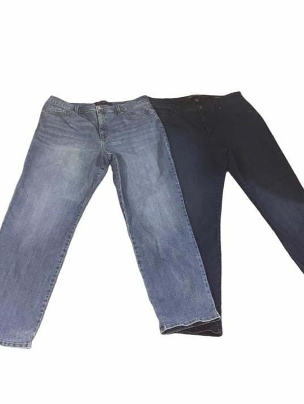 Time and Tru Women's High Rise Straight Leg jeans Amanda 16 - Picture 4 of 4